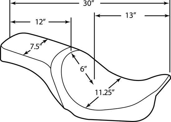 DS Black Vinyl Leather Smooth Predator III Seat