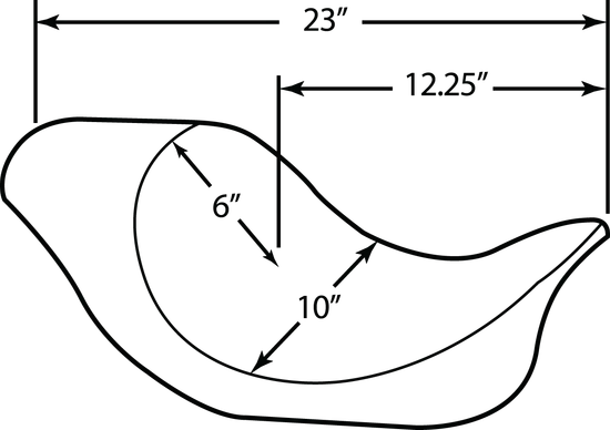 DS Black Leather Diamond Stitch Low Solo Seat