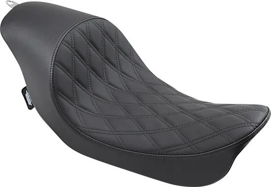 DS Black Leather Diamond Stitch Low Solo Seat