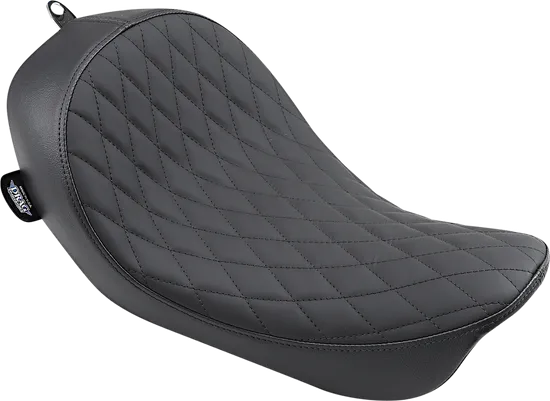 DS Black Leather Diamond Stitched Low Profile Solo Seat