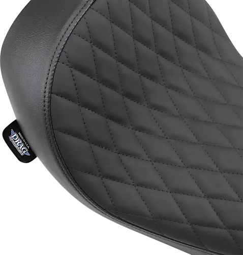 DS Black Leather Diamond Stitched Low Profile Solo Seat