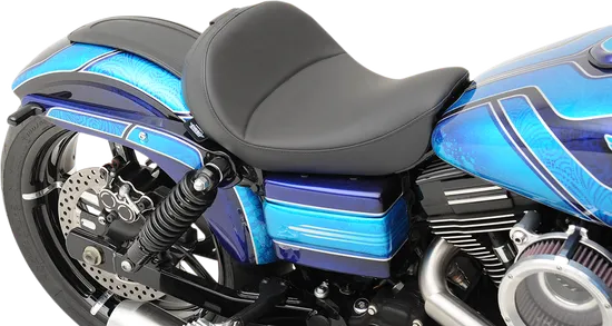 DS Black Leather Vinyl Mild Stitched Solo Seat