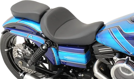 DS Black Leather Vinyl Mild Stitched Solo Seat