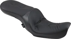 DS Black Vinyl Pillow Low Profile 2 Up Seat