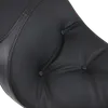 DS Black Vinyl Pillow Low Profile 2 Up Seat