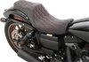DS Black Vinyl Double Red Diamond Stitch Predator III 2 Up Seat