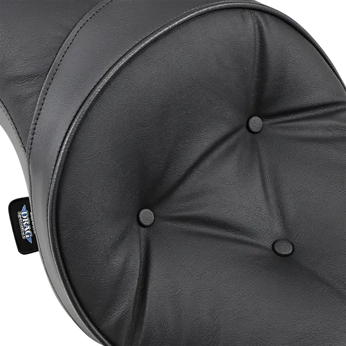 DS Black Vinyl Low Profile Pillow 2 UP Seat