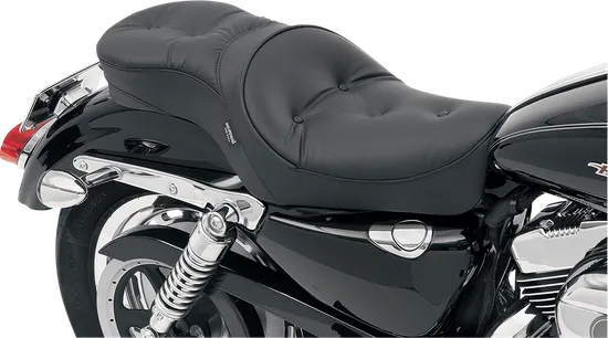DS Black Vinyl Low Profile Pillow 2 UP Seat