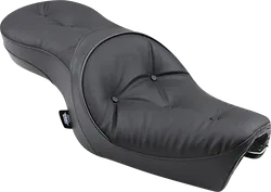 DS Black Vinyl Low Profile Pillow 2 UP Seat