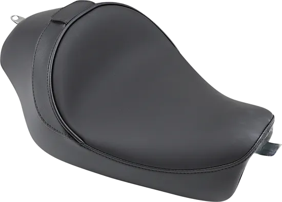 DS Black Leather Vinyl Smooth Solo Seat