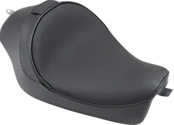 DS Black Leather Vinyl Smooth Solo Seat