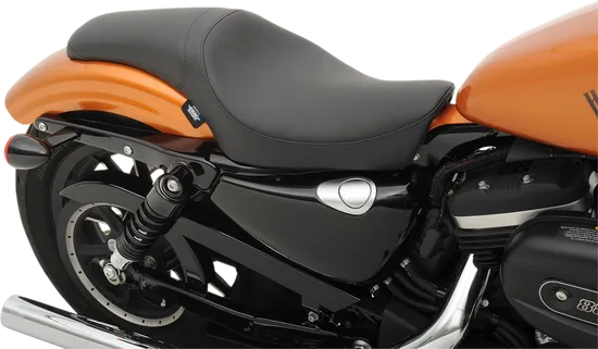 DS Black Leather Vinyl Predator Seat w Bumper