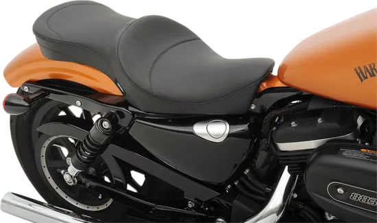 DS Black Vinyl 2 Up Double Bucket Seat