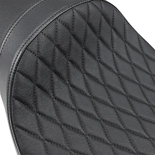 DS Black Vinyl Diamond Stitched Predator Solo Seat