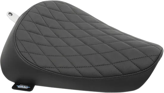 DS Black Vinyl Diamond Stitch EZ Mount Solo Seat