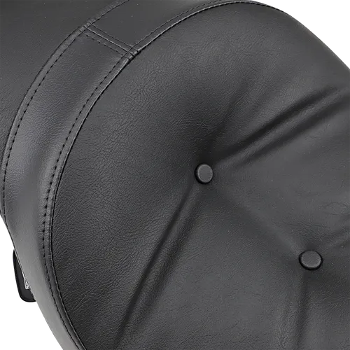DS Black Vinyl Low Profile Double Bucket Smooth Seat
