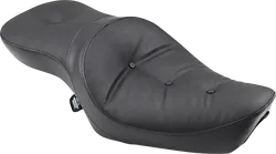 DS Black Vinyl Low Profile Double Bucket Smooth Seat