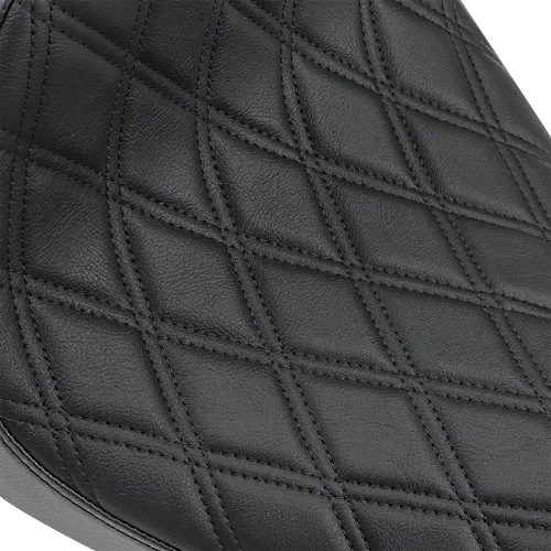 DS Black Vinyl Diamond Stitch Cafe Solo Seat