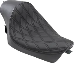 DS Black Vinyl Diamond Stitch Cafe Solo Seat