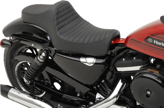 DS Black Vinyl Classic Stitch Predator III 2 Up Seat