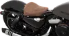 DS Brown Leather Smooth Bobber Solo Seat