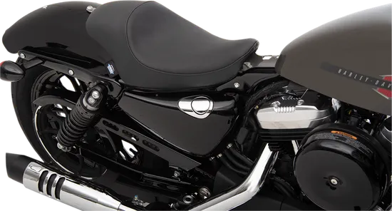 DS Black Vinyl Smooth Low Solo Seat