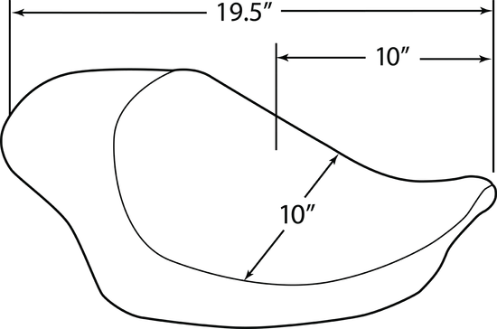 DS Brown Leather Smooth Low Solo Seat