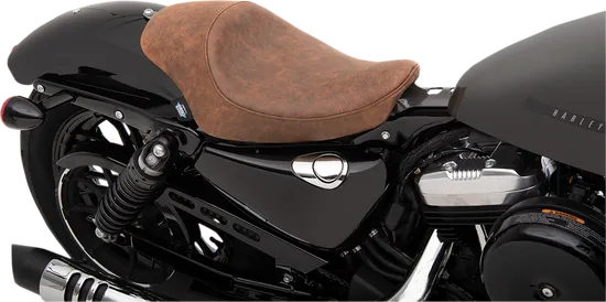 DS Brown Leather Smooth Low Solo Seat