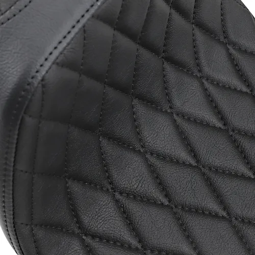DS Black Vinyl Diamond Stitch Predator III 2 Up Seat