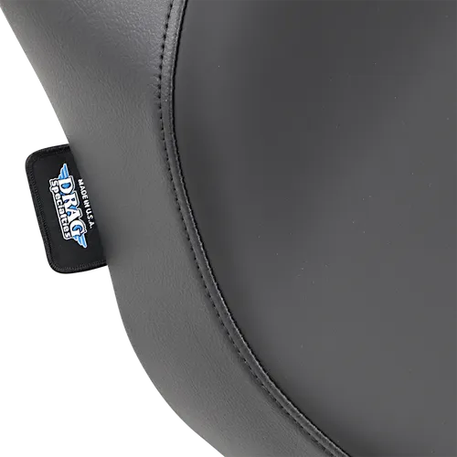 DS Black Leather Vinyl Smooth Solo Seat