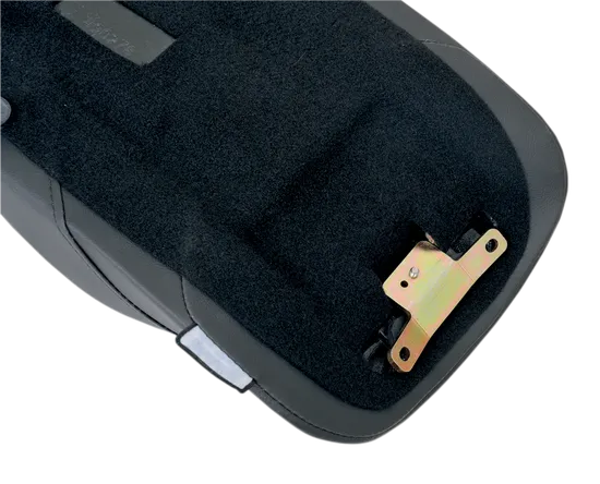 DS Black Leather Vinyl Smooth Solo Seat