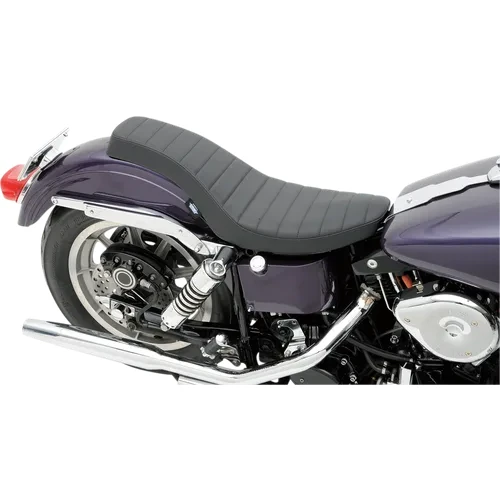 DS Black Vinyl Classic Stitch Spoon Style Seat 8