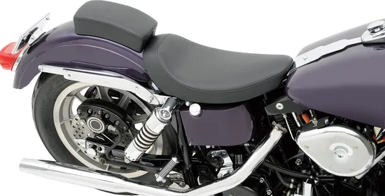 DS Black Vinyl Plain Low Solo Seat