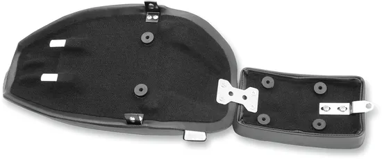 DS Black Vinyl Plain Low Solo Seat