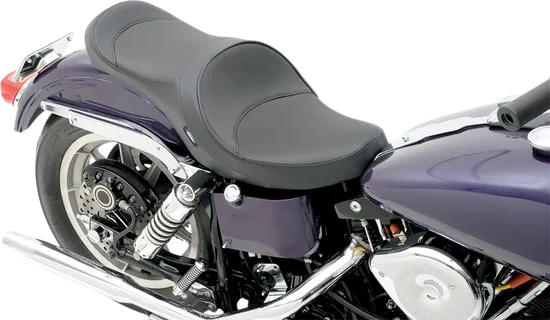 DS Black Smooth Vinyl 2 Up Double Bucket Seat