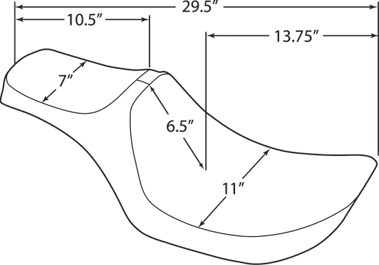 DS Red Vinyl Smooth Predator III 2 Up Seat