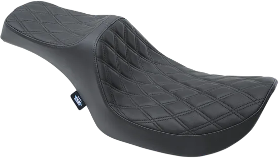 DS Black Vinyl Double Diamond Stitch Predator III 2 Up Seat