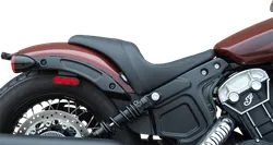 DS Black Vinyl Diamond Stitch Solo Seat