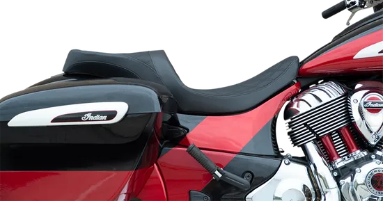 DS Black Vinyl Diamond Stitch Low Touring Seat