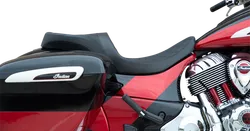 DS Black Vinyl Diamond Stitch Low Touring Seat