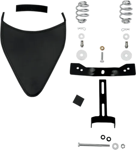 DS Black Stainless Steel Solo Seat Spring and Mount Kit