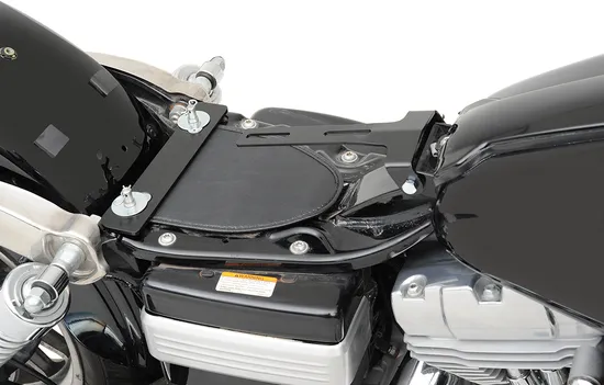 DS Black Stainless Steel Solo Seat Spring and Mount Kit