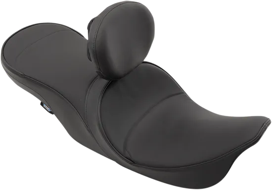 DS Black Smooth Leather Vinyl EZ Glide II Small Backrest
