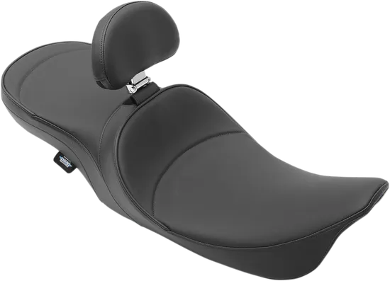 DS Black Smooth Leather Vinyl EZ Glide II Small Backrest
