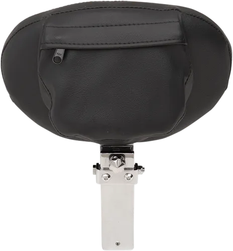 DS Black Leather and Vinyl EZ Glide II Large Backrest w Storage