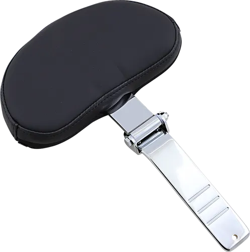 DS Black Smooth Leather Small Pad w Short Backrest Bar