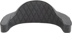 DS Black Viny Double Diamond Stitch King Tour Pak Backrest Pad