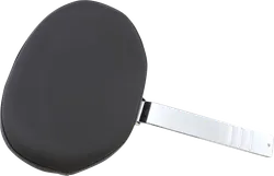 DS Black Leather Large Backrest Pad Tall