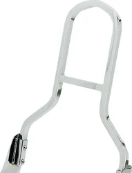 Harddrive Chrome Short Square Sissy Bar 15in Detachable
