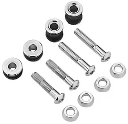 Harddrive Chrome Detachable Sissy Bar Docking Hardware Kit